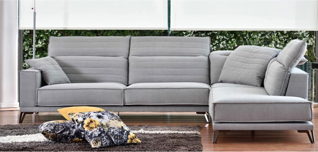 Sofa with tilting mechanism
