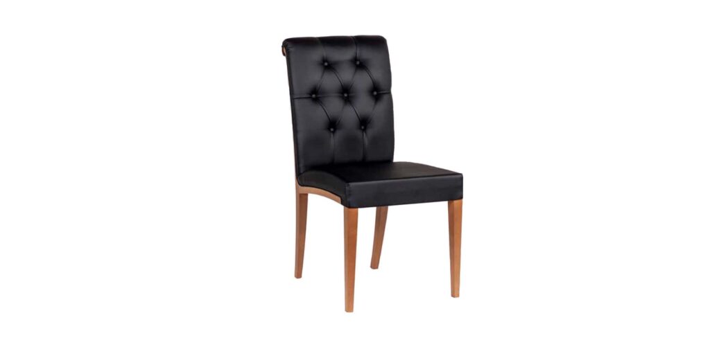 Dining chair with high back