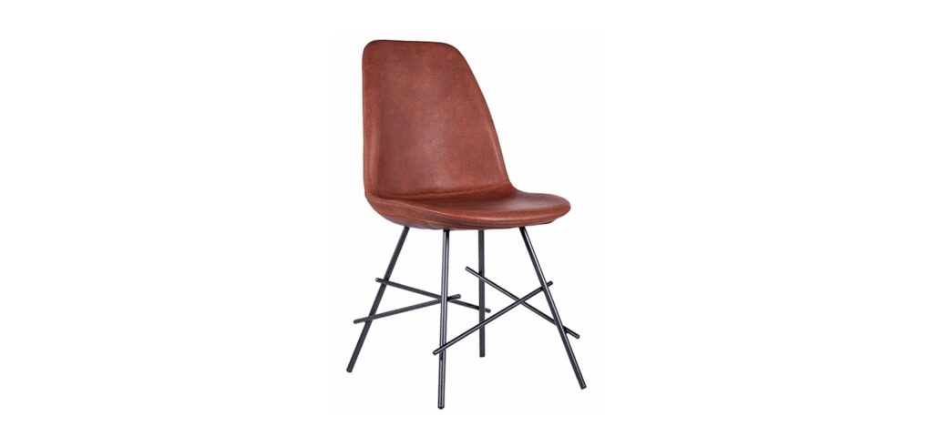 Dining chairs with metal base