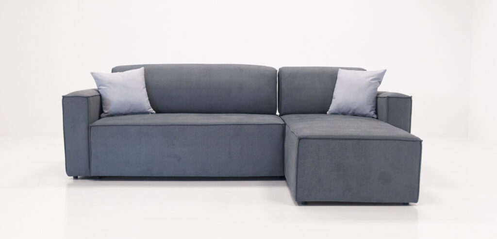 Γωνιακός Καναπές - Κρεβάτι με Αποθηκευτικό Χώρο και Μηχανισμό Ανάκλισης Πλάτης