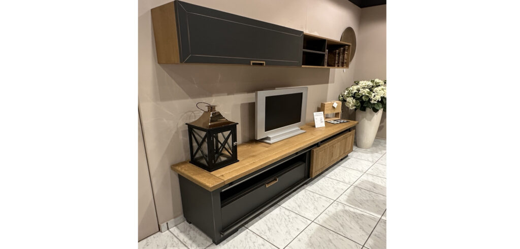 Σύνθεση TV Δρυς Industrial 240x45xY58cm