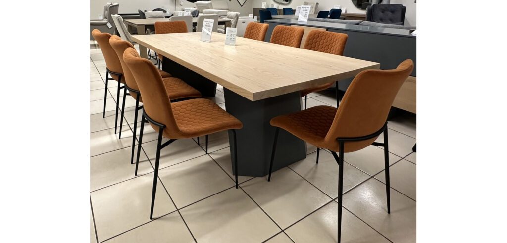Τραπεζαρία Δρυς Μασίφ 220x105cm