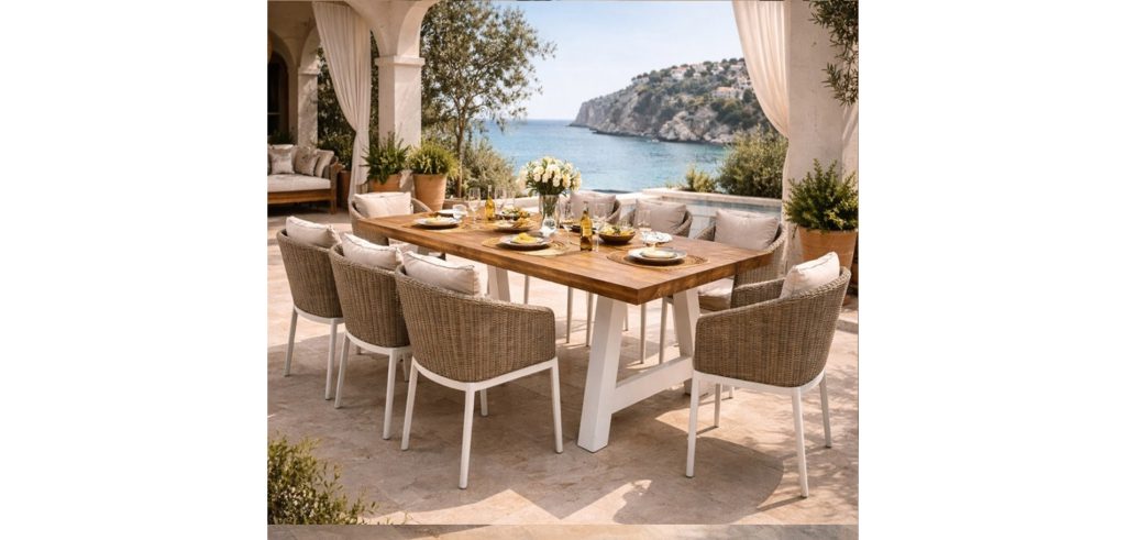 Τραπέζι Εξωτερικού Χώρου Teak 300x105x75 cm